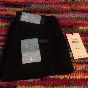 Dark Wash High Waist 7 For All Mankind Jeans